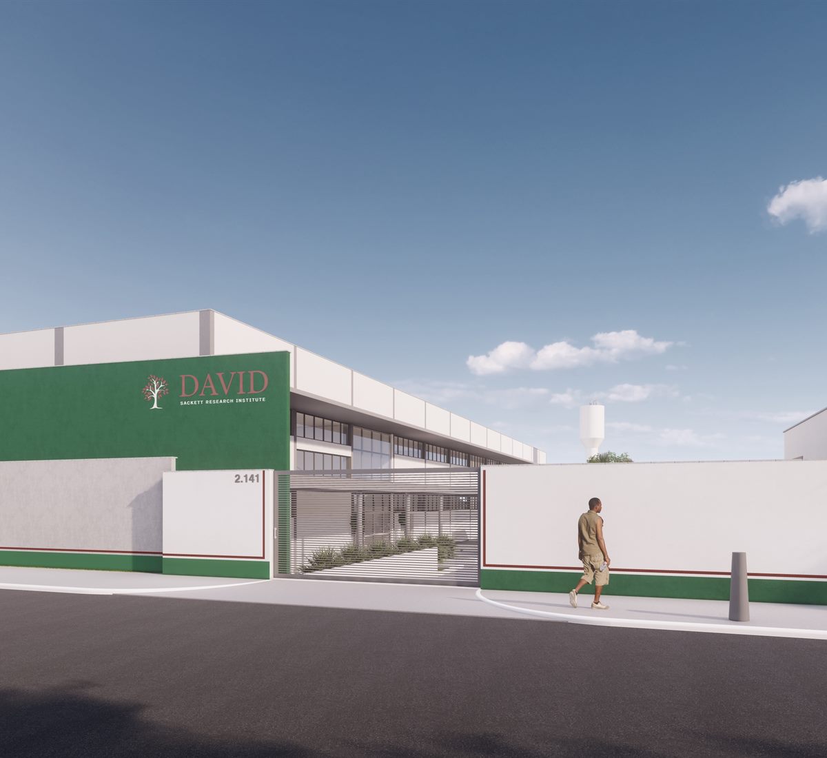 Fachada da Fábrica Social de Alimentos, em projeto